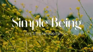 Simple Being - Community Meditation (Live Stream) | September 2021