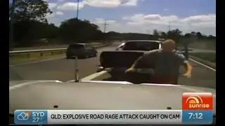 Road Rage 173 - Guy tries to evade persistent road rager