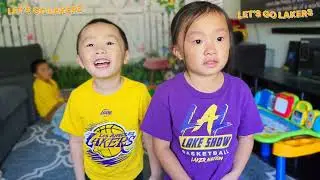 Lakers Fans Family Video & Slideshow Let's go Lakers #Lakers #lakersfans 