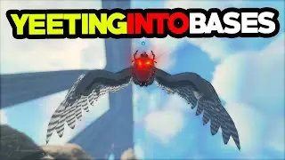 DIVING INTO BASES ON ARK (Small Tribes)