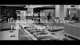 FABACUS.   The Bank of New South Wales First Computer System