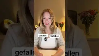 #Gefallen vs. #gefallen Kannst du mir einen Gefallen tun? #cursurigermana #nivelA1 #septembrie