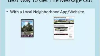 Why a local neighborhood app