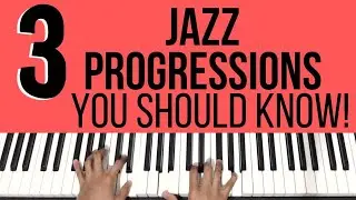 3 Jazz Chord Progressions You Should Know on Piano!