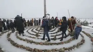 Los rusos celebran su tradicional festejo de la 'Maslenitsa'