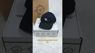 Calvin Klein Monologo Printed Baseball Cap #baseballcap