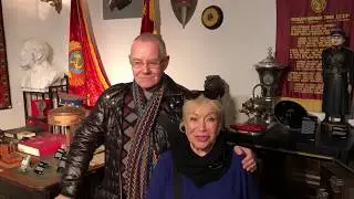 KGB Espionage Museum and composer Alexander Zhurbin and his wife poet Irina Ginzburg