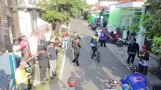 Gowes Kapolres Blitar Kota dan Purna Polri Se-Eks Polwil Kediri Full
