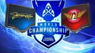 LOL - LD vs SKTT1 - Season 3 World Championship D5G1 Highlights