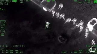 DPS aerial cameras show moment Texas Blue Alert suspect Bobby Dennis was captured