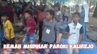 Kemah Misdinar Paroki Kalirejo, di Srikaton