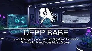🪐 Lunar Lounge: Space Jazz for Nighttime Reflection 🌙 | Smooth Ambient Focus Music #slowjazz