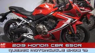 2019 Honda CBR 650R - Walkaround video - 2019 Quebec Motorcycle Show