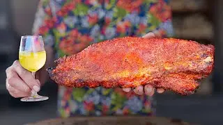 I made these BBQ RIBS using Italy's Most FAMOUS Liquor