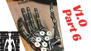 Как собрать DexHand V1.0. Часть 6: Установка сервоприводов ладоней. #сделай сам недорогой #робот ...