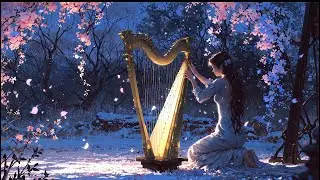 celestial strings weave dreams of love in gilded threads