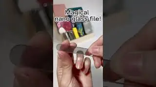 Magic nail manicure tools - nano glass file in RIMEI manicure kit