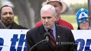 Pence on budget standoff - 