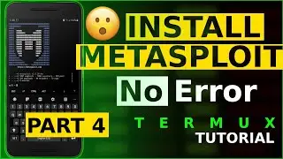 how to install Metasploit in Termux  Without any ERROR 2022 Tutorial ? | Termux metasploit Tutorial