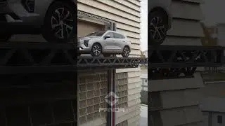 Подъёмник для автомобиля с платформой-слайдером, высота 10 метров. PANDA LIFT 🇷🇺