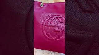 GUCCI RED SOHO TOTE BAG collection  #shorts #unboxing #shopping