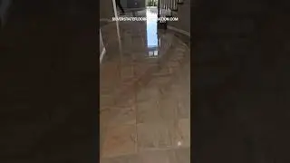 BEAUTIFUL NATURAL STONE FLOORS TRANSFORMATION UPGRADE CLEANING POLISHING AND SEALING SERVICE