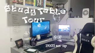 UST PHARMA: study table tour 2021 (vlog) | audrey a.
