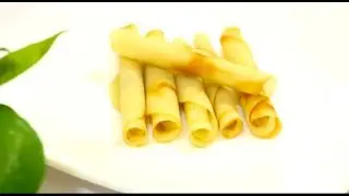 Cigarette Cookies/ Wafer Rolls Recipe