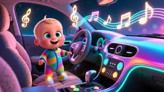 Wroom Car Happy Ride 🚗🎵 | Fun Learning Song for Kids | Playful Nursery Rhyme
