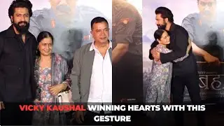 Vicky Kaushal Touches His Mom & Dad's Feet At Sam Bahadur's Screening
