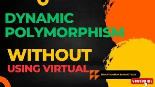You Don't Need VIRTUAL FUNCTIONS for dynamic polymorphism #crtp #patterns #cpp