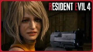 Ashley almost shoots Leon - Resident Evil 4 Remake