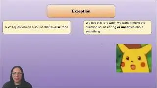 Intonation in WH-Questions | Chacoma Karen