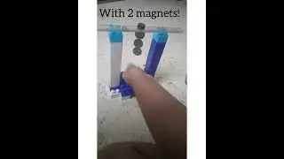 Experimenting the power of magnets! #diykidsactivities #diylearning #educational #kidsblogger