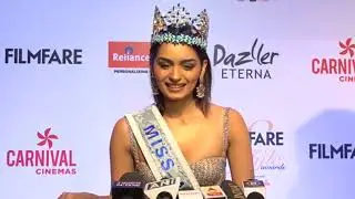 Manushi Chillar Briefing About Her Meet With PM Narender Modi, Arun Jaitley and Virat Kohli