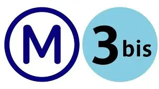 M&eacute;tro 3bis RATP:trajet entre Gambetta et Pelleport