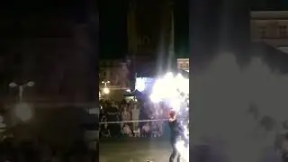 Fire performance, Krakow, Poland, 2018