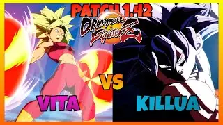DBFZ 1.42 - VITA vs KILLUA gameplays (Kefla, SSJ Goku, Adult Gohan vs Gogeta Blue, UI Goku, Yamcha)