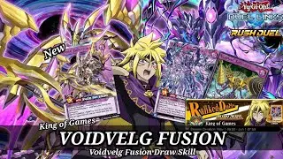 King of Games with New Voidvelg Fusion Deck, Voidvelg Fusion Draw Skill! [Yu-Gi-Oh! Duel Links]