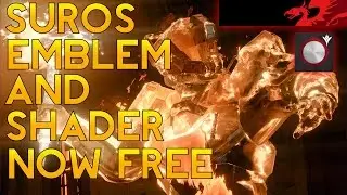 FREE! Special Suros Package! Suros Shader And Emblem Available For Everyone (Jan 08-10)