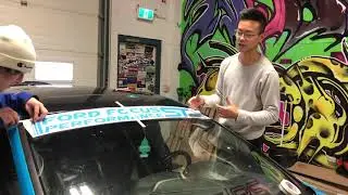 How to Install a Windshield Banner/Decal - Single, Dual and Hollow Cut Vinyl Tutorial
