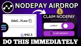 Nodepay claim on OKX, Bitget Exchange, Nodepay NC Free Claim (without Solana fee)