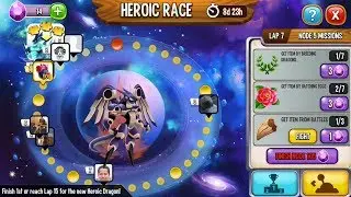 Finally Reach LAP 7 Node 5 Heroic Race High Tech Dragon City
