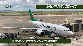 MALAWIAN AIRLINES - ECONOMY | JOHANNESBURG TO LILONGWE | B737 | BIDVEST LOUNGE | TRIP REPORT