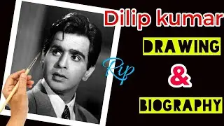 Tribute to the Legend Dilip Kumar | Dilip Kumar Drawing | Dilip Kumar sketch | dilip kumar biography