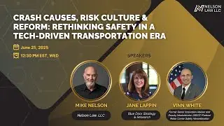 Crash Causation, Technology & Accountability: What&rsquo;s Really Driving 40,000 Deaths a Year?