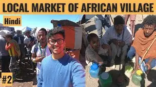 INDIAN IN LOCAL MARKET OF ETHIOPIA