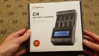 Zanflare C4 Lithium Battery Tester Charger Unboxing & Review