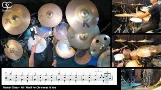 All I Want for Christmas Is You -Mariah Carey / Drum Cover By CYC (@cycdrumusic) score & sheet music