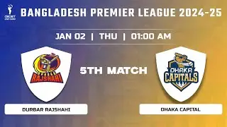 BPL 2024-25: Durbar Rajshahi vs Dhaka Capitals 5th Match Prediction | DBR vs DC Dream11 Team